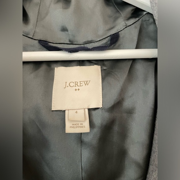 J. Crew Vail Parka in Heather Grey size 4 - Picture 3 of 4